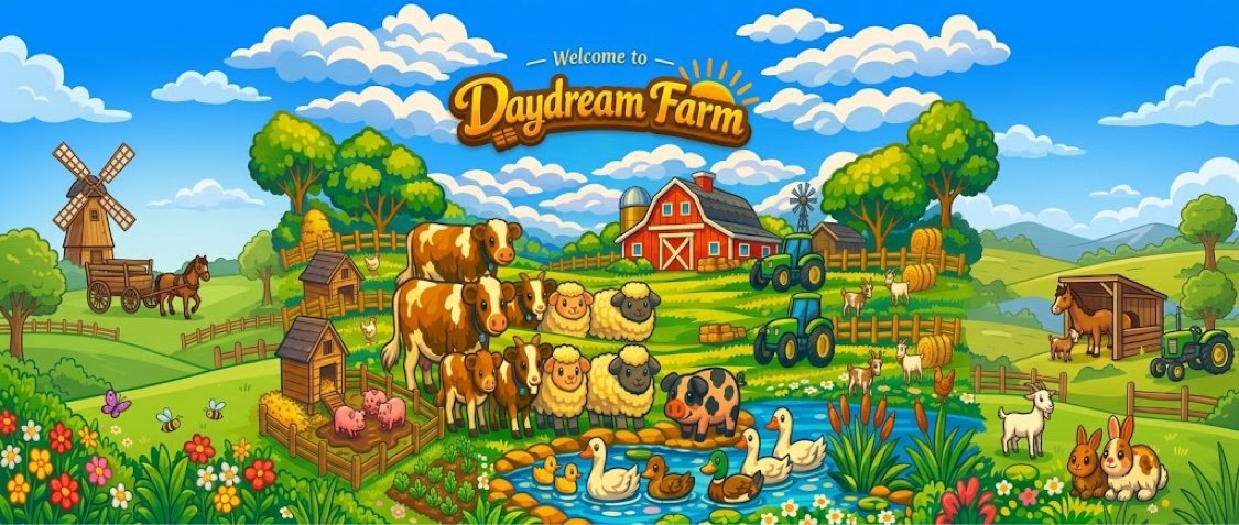 Welcome to Daydream Farm Welcome to Daydream Farm